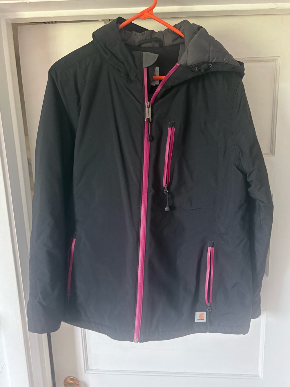 Carhartt Insultated Jacket with Pink Zippers